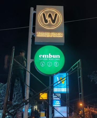 Portfolio Neon Box Akrilik - Nirvana Bali